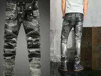 regular balmain jeans printemps summer 2016 hommes argent